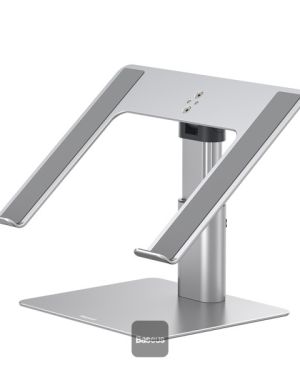 Baseus Metal Adjustable Laptop Stand Compatible With 11 To 17.3 Inches Silver